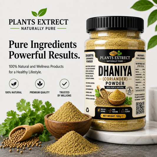 Plants Extrect Dhaniya Powder (Coriander Leaves)  | 100% Pure & Natural