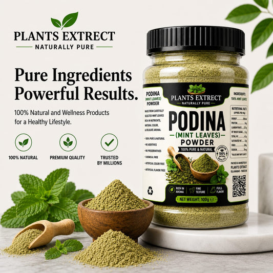 Plants Extrect Podina Powder (Mint Leaves)  | 100% Pure & Natural