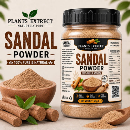 Sandalwood Powder (Sandal) – 100% Pure & Natural Premium Sandalwood Powder