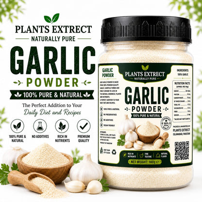 Premium Garlic Powder  – 100% Pure & Natural | Plants Extrect