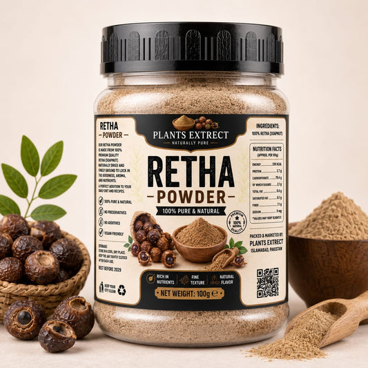Premium Retha Powder – 100% Pure & Natural  | Plants Extrect | 100g