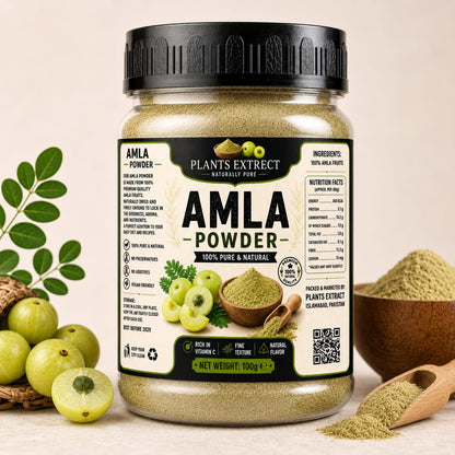 Premium Amla Powder – 100% Pure & Natural | Plants Extrect | 100g