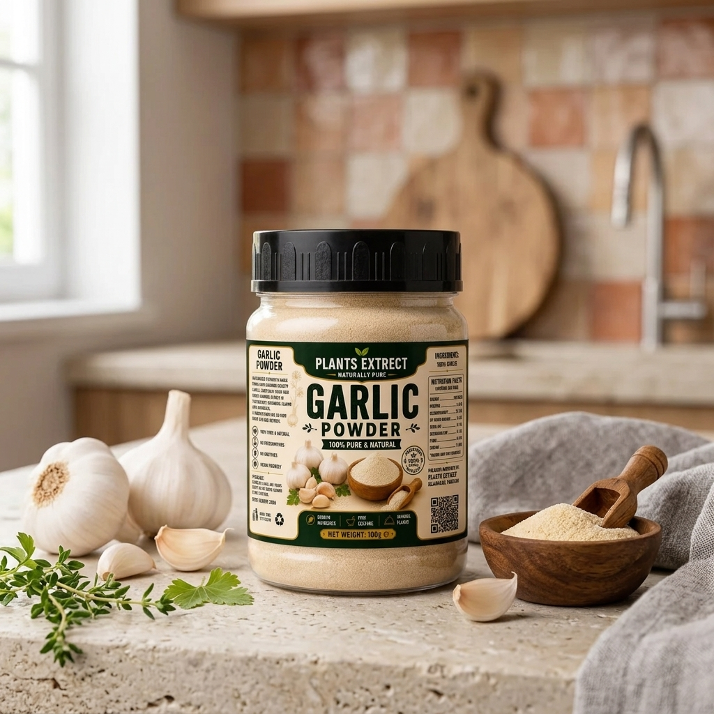 Premium Garlic Powder  – 100% Pure & Natural | Plants Extrect