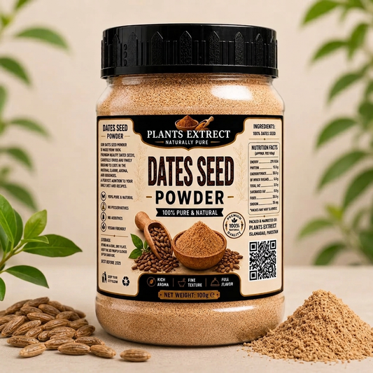 Date Seed Powder 100g – 100% Pure & Natural Premium Date Seed Powder | Plants Extrect