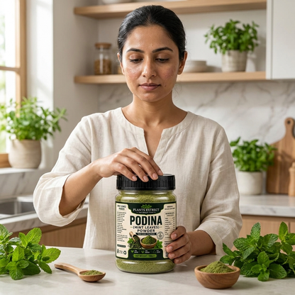 Plants Extrect Podina Powder (Mint Leaves) 100g  | 100% Pure & Natural