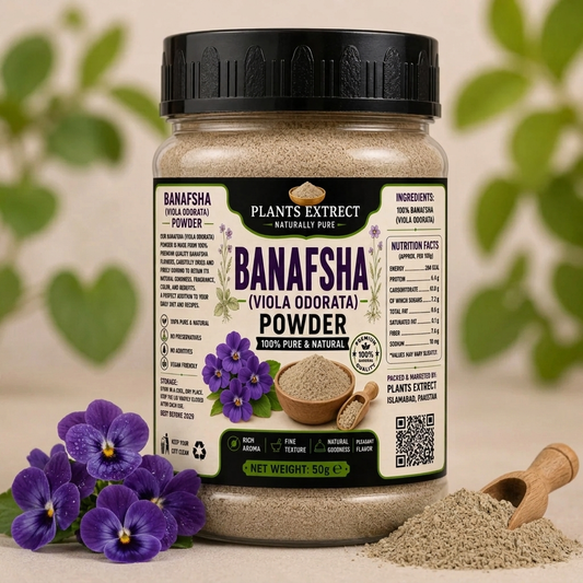 Banafsha (Viola Odorata) 50g Powder – 100% Pure & Natural Herbal Flower Powder