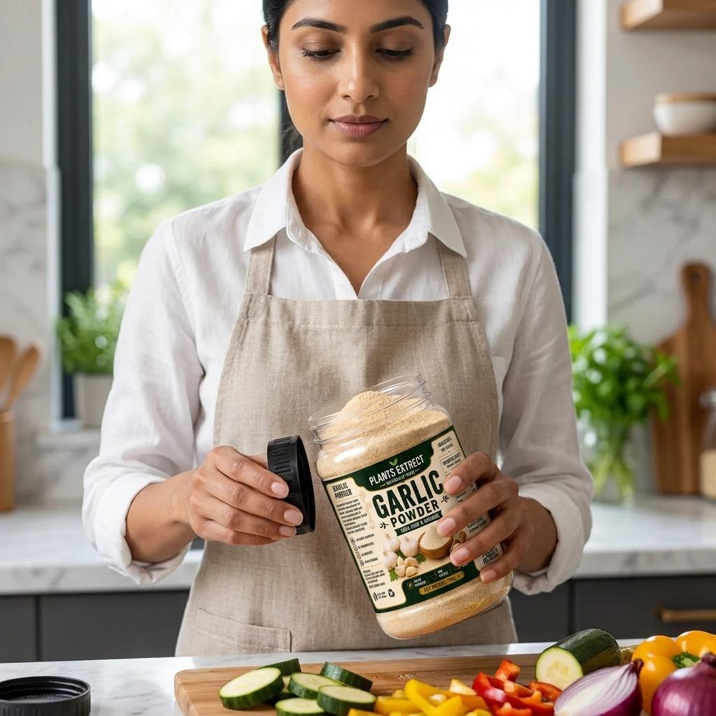 Premium Garlic Powder  – 100% Pure & Natural | Plants Extrect