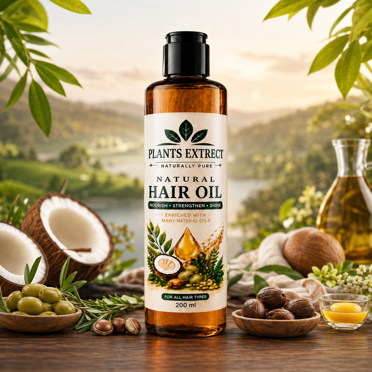 Plants Extrect Natural Hair Oil – Complete Hair Care