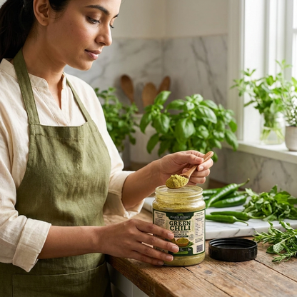 Plants Extrect Green Chili Powder (Hari Mirch) 100g | 100% Pure & Natural