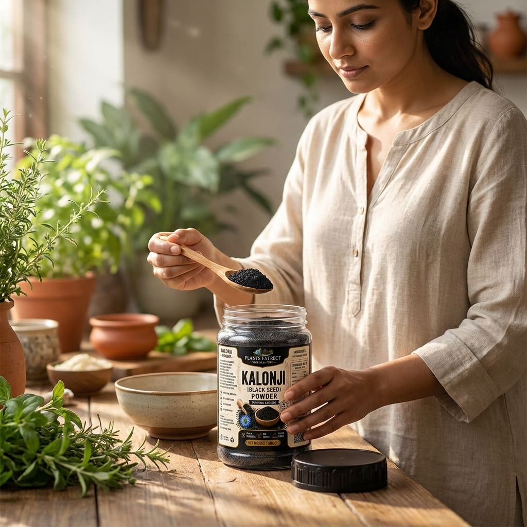 Premium Kalonji (Black Seed) Powder – 100% Pure & Natural  Plants Extract | 100g